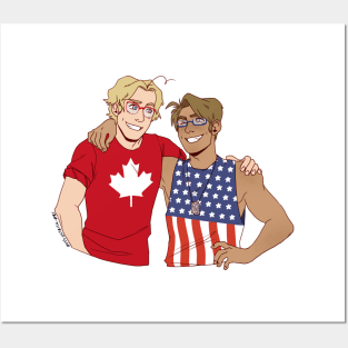 American and Canadian Idiots Posters and Art